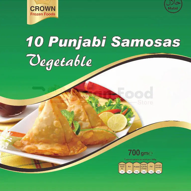 Crown Vegetable Samosas - Frozen My Store
