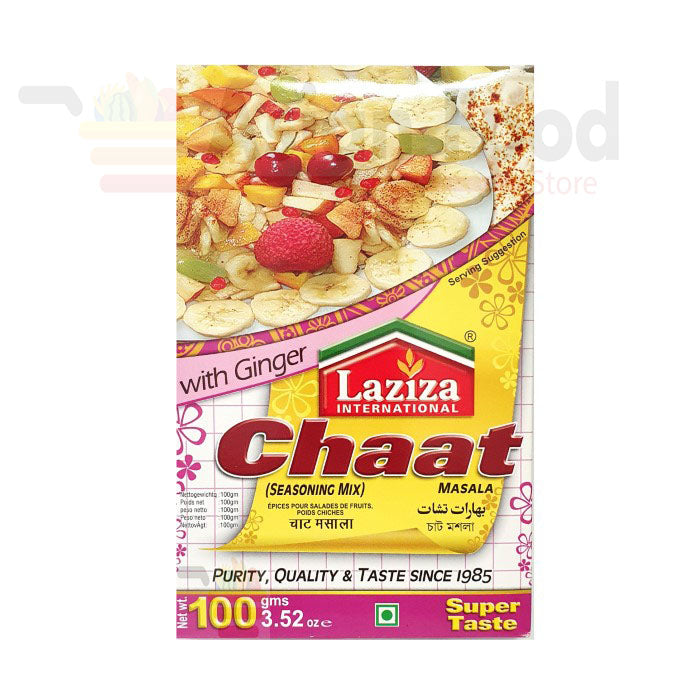 Laziza Chaat Masala 100g – Tangy & Spicy Indian Street Food Mix My Store
