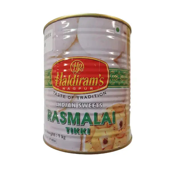 Haldiram's Rasmalai Tikki – Milk Cake in Saffron Syrup My Store