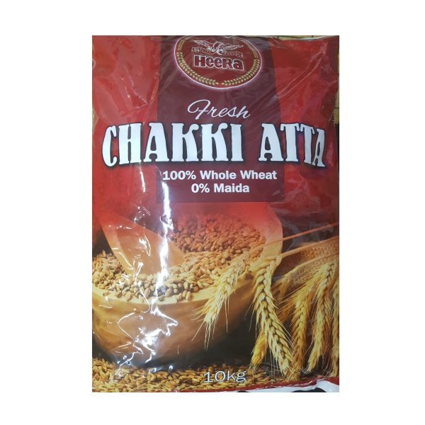 Heera Chakki Atta Flour, 10kg – Traditional Whole Wheat Flour My Store