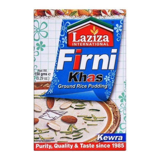 Laziza Firni Khas Kewra – Aromatic Rice Pudding Dessert Mix My Store