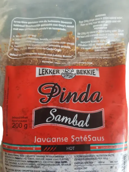 Pinda Sambal Hot – Spicy Indonesian Peanut Sauce My Store