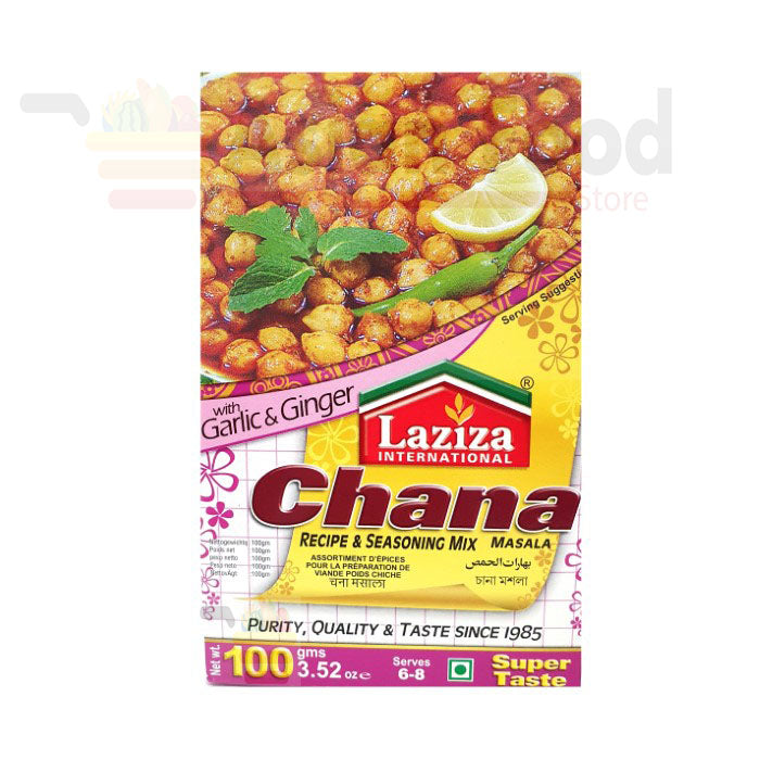 Laziza Chana Masala 100g – Authentic Spice Blend for Chickpea Curry My Store