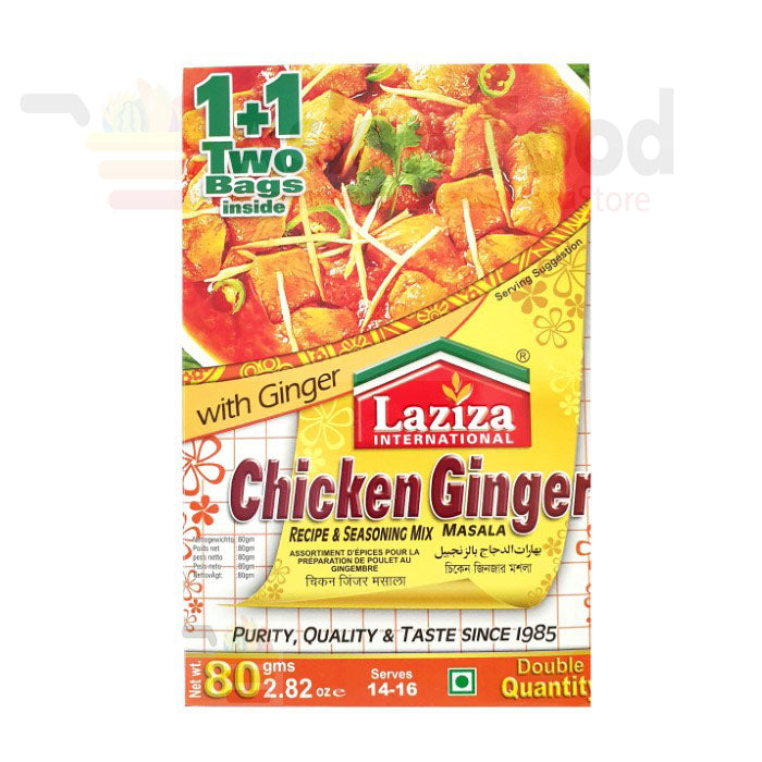 Laziza Chicken Ginger Masala 80g – Spicy & Aromatic Curry Mix My Store