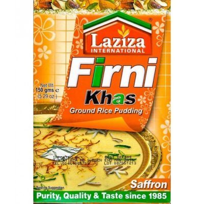 Laziza Firni Khas Saffron 150g – Traditional Creamy Rice Pudding Mix My Store