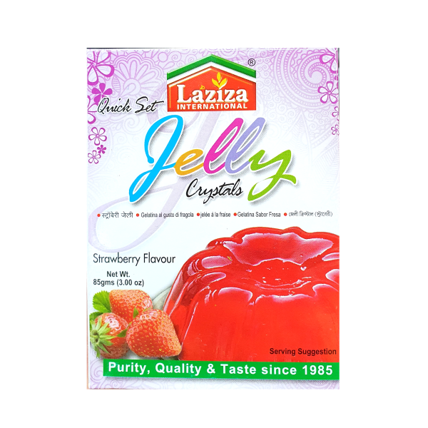 Laziza Strawberry Jelly Mix 85g – Sweet & Fruity Dessert Treat My Store