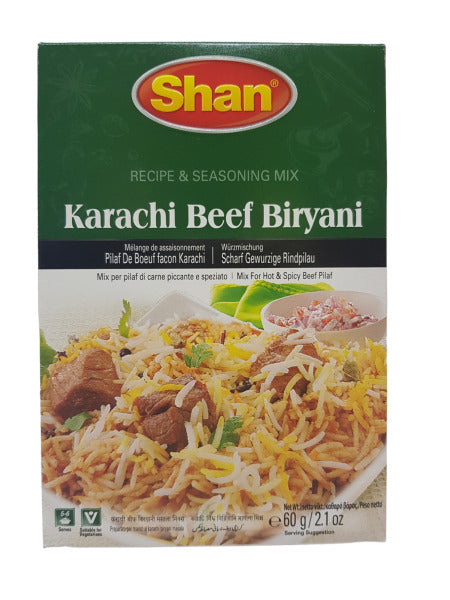 Shan Karachi Beef Biryani, 60g My Store