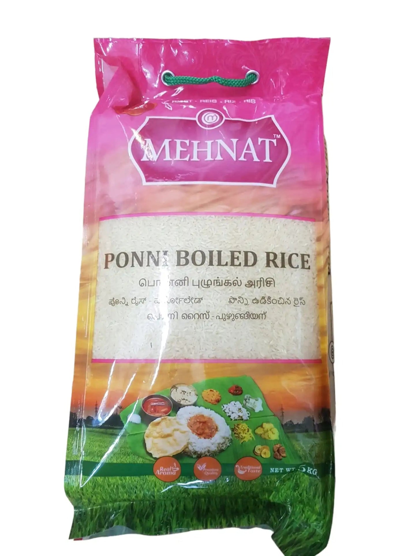 Ponni Boiled Rice 5kg – Premium South Indian Rice for Fluffy Grains My Store
