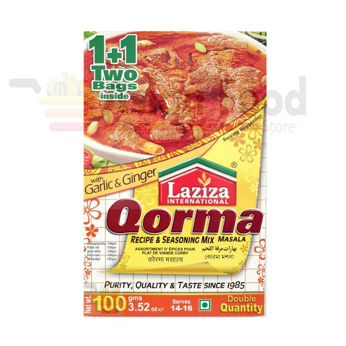 Laziza Qorma Masala 100g – Mughlai-Style Curry Spice Mix My Store
