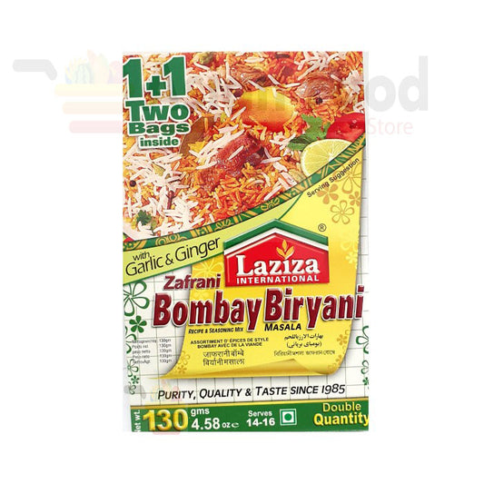 Laziza Bombay Biryani Masala 130g – Spicy & Aromatic Rice Dish Mix