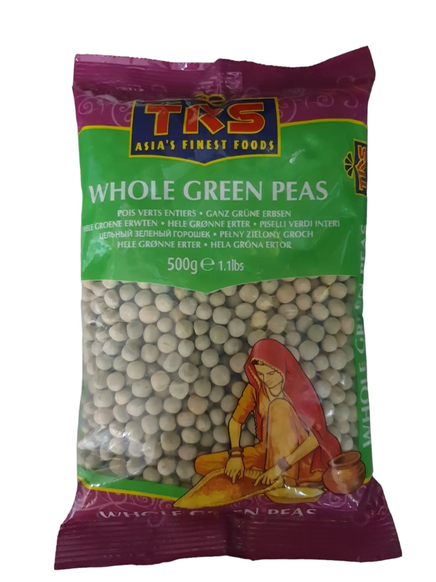 TRS Whole Green Peas, 500g My Store
