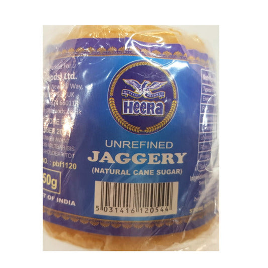 Jaggery (Gur, Unrefined Sugarcane), 450g – Natural Cane Sugar Sweetener My Store
