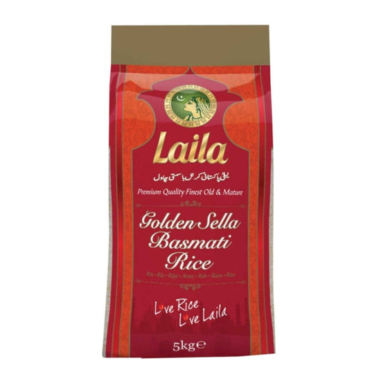 Laila Sella Basmati Rice 5kg – Authentic Indian Rice Buy Online – Asian ...