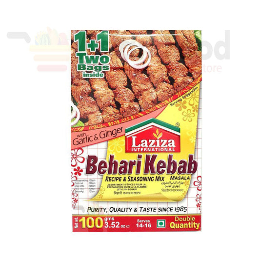 Laziza Behari Kebab Masala 100g – Authentic BBQ Spice Mix My Store