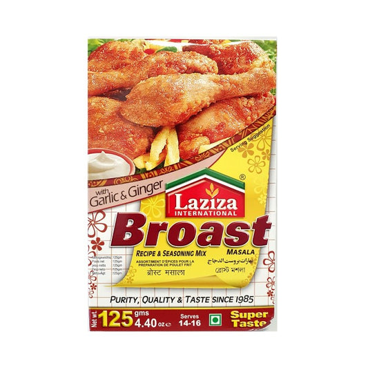 Laziza Broast Masala 125g – Crispy & Spicy Fried Chicken Mix My Store