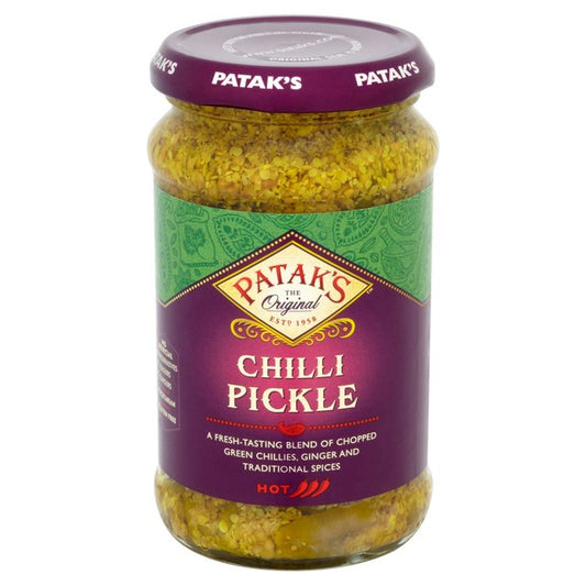 Patak’s Chilli Pickle – Fiery & Tangy Indian Condiment