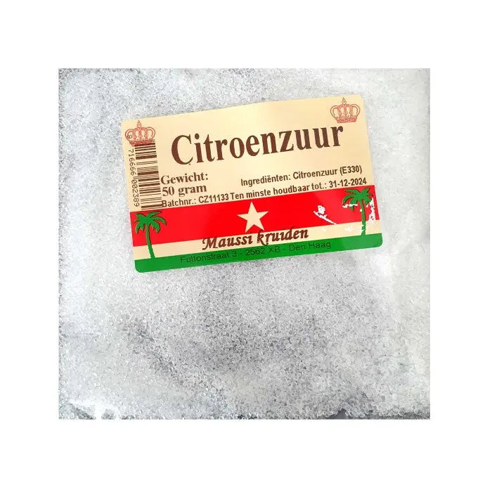 Citroenzuur (Citric acid), 50g My Store