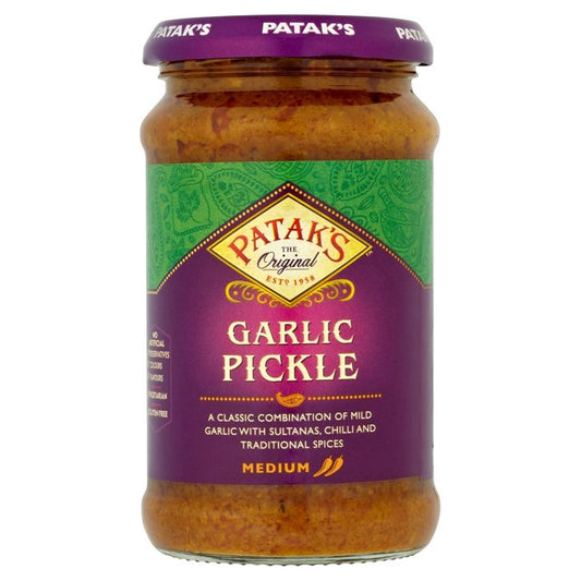 Patak’s Garlic Pickle – Bold & Spicy Indian Condiment
