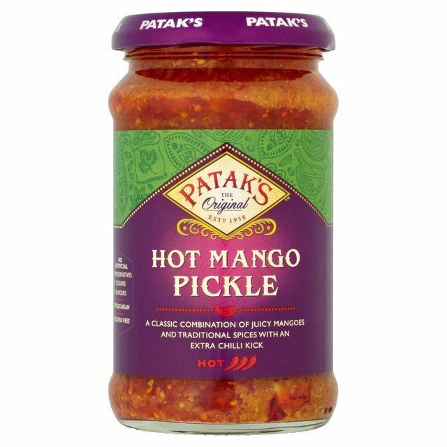 Patak’s Hot Mango Pickle – Sweet & Spicy Indian Condiment