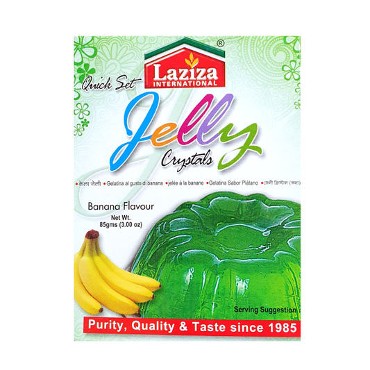 Laziza Banana Jelly Mix 85g – Fruity & Refreshing Dessert