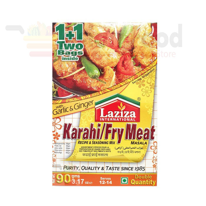 Laziza Karahi Masala 90g – Authentic Spice Blend for Karahi & Fry Meat