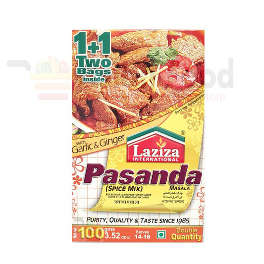 Laziza Pasanda Masala 100g – Rich & Creamy Mughlai Curry Spice Mix