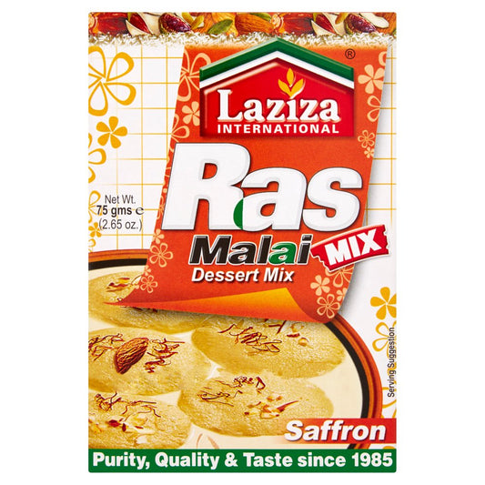 Laziza Saffron Ras Malai Mix 75g – Premium Dessert with Rich Aroma