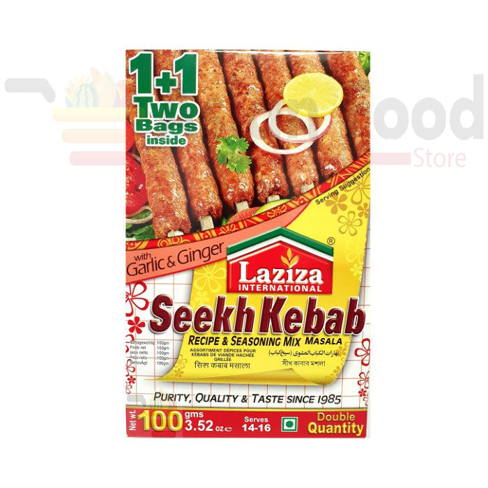 Laziza Seekh Kebab Masala 100g – Authentic BBQ Spice Blend My Store