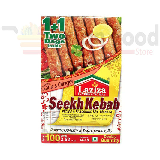 Laziza Seekh Kebab Masala 100g – Authentic BBQ Spice Blend My Store