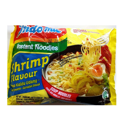 Indomie Shrimp Flavour, 70g – Savory Seafood Instant Noodles
