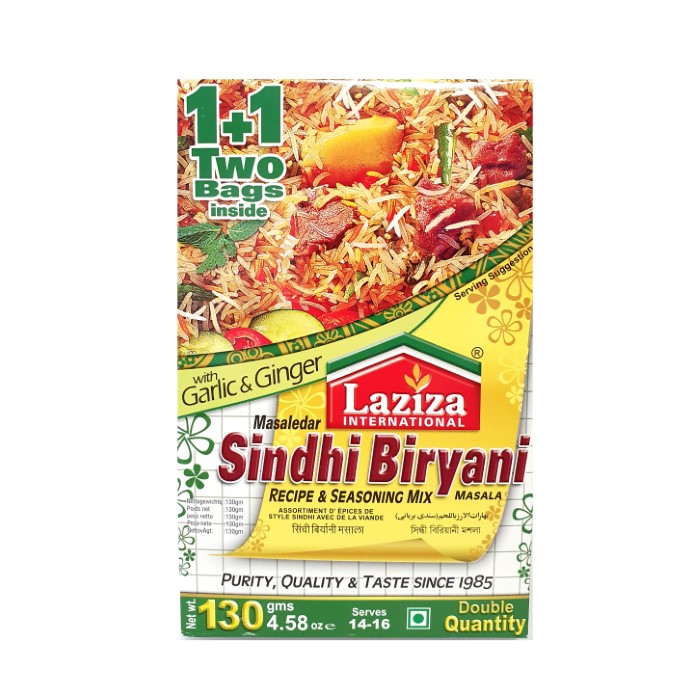 Laziza Sindhi Biryani Masala 130g – Spicy & Aromatic Rice Dish Mix My Store